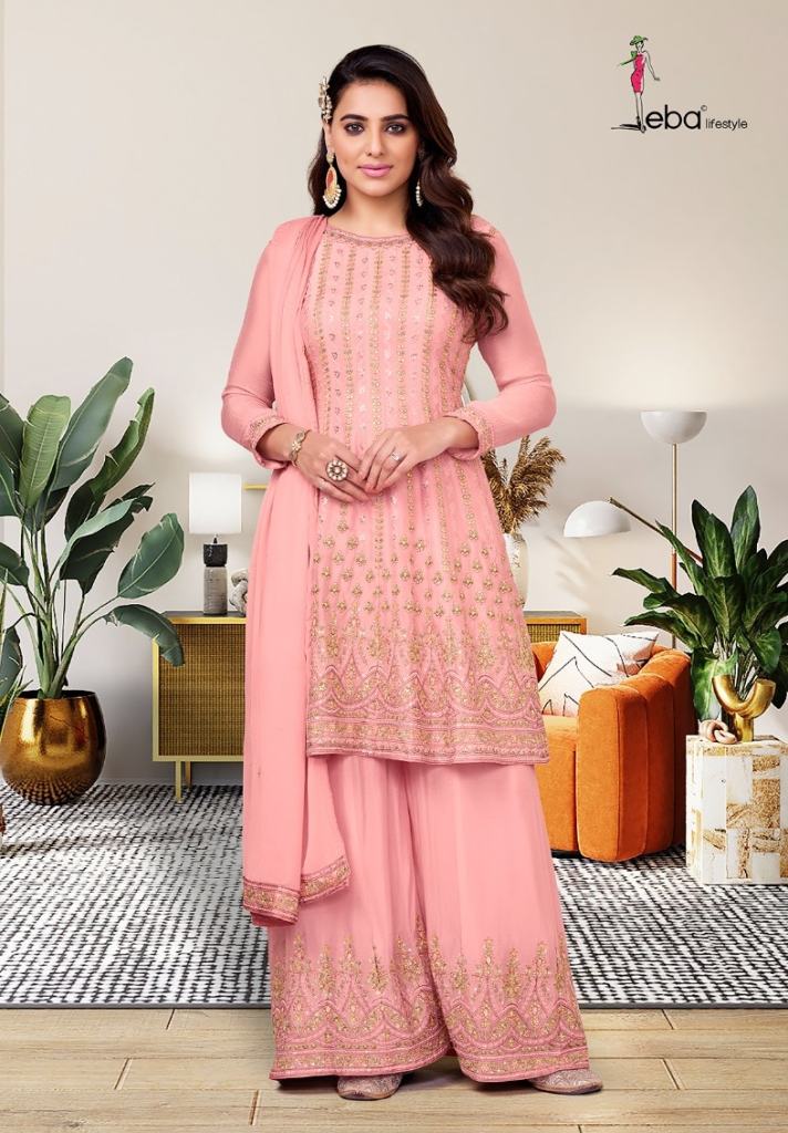 Eba Aleena Chinon Designer Salwar Suit Collection