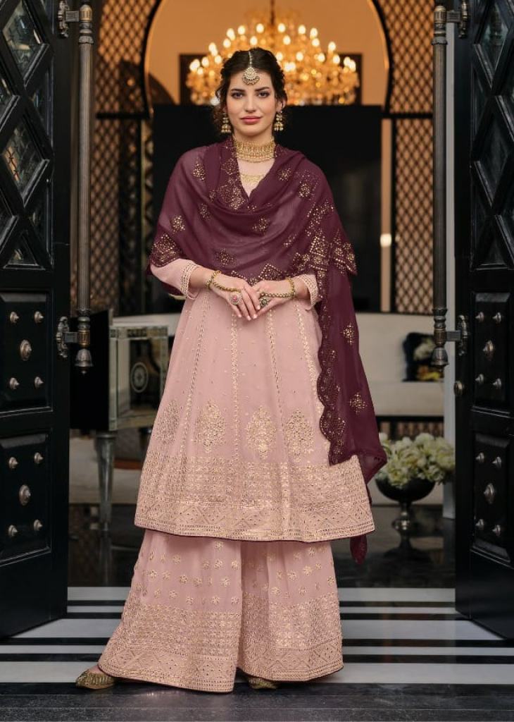 Eba Baani Georgette Embroidery  Festive Wear Salwar Suits Collection