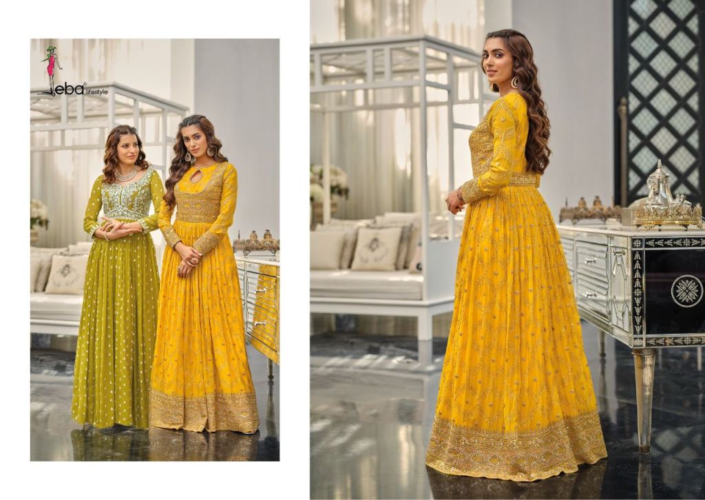 COSMOS PRESENTS GOLD 06 INDIAN WOMEN DESIGNER GREY ANARKALI GOWN SALWAR  KAMEEZ SUIT PARTY EID FESTIEV WEAR COLLECTION KK