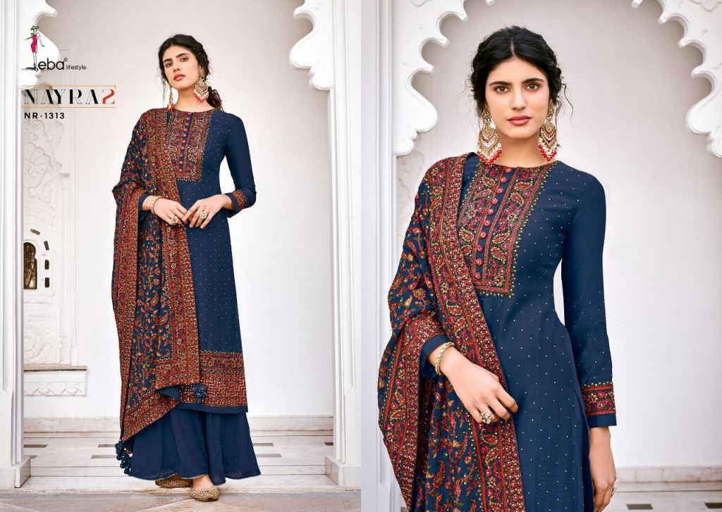 Eba Lifestyle Nyra Vol 2 Pure Maheshwari Viscose Silk With Embroidery ...