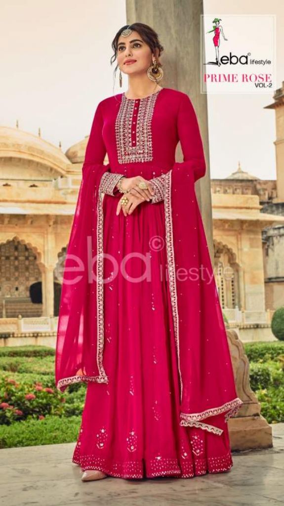 Eba Prime Rose vol 2 Exclusive Georgette Wear Wedding Salwar Kameez catalog 