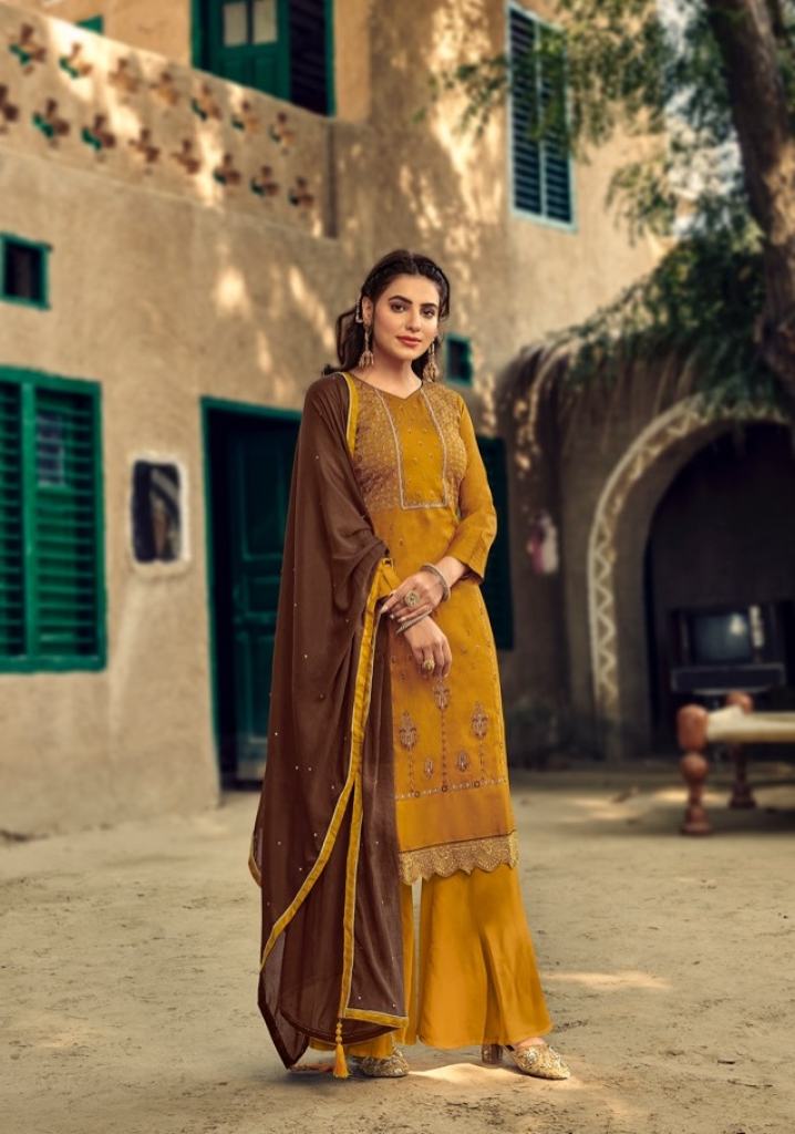 Eba Saburi catalog  Festive Wear Jam Cotton Dress Material 