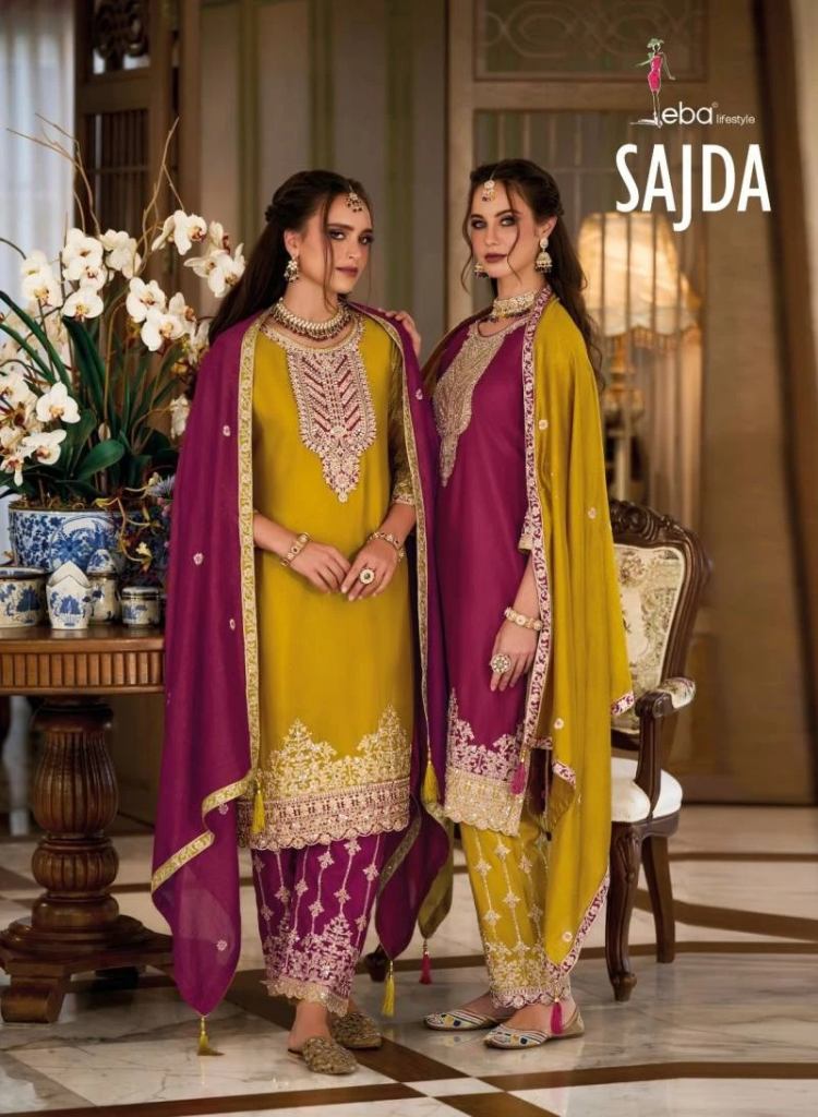 Eba Sajda 1663 And 1664 Designer Ready Made Salwar Suits
