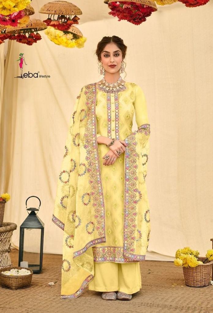 Eba Tarruf Festive Wear Embroidery Salwar Kameez Collection