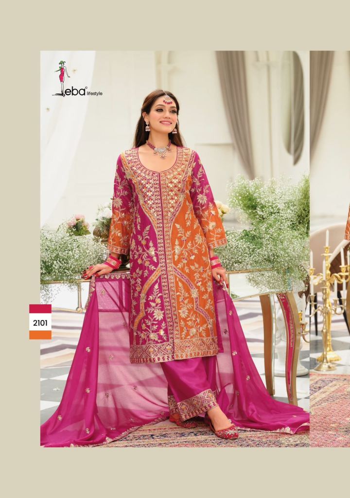 Eba Vihara Embroidery Designer Readymade Pakistani suits