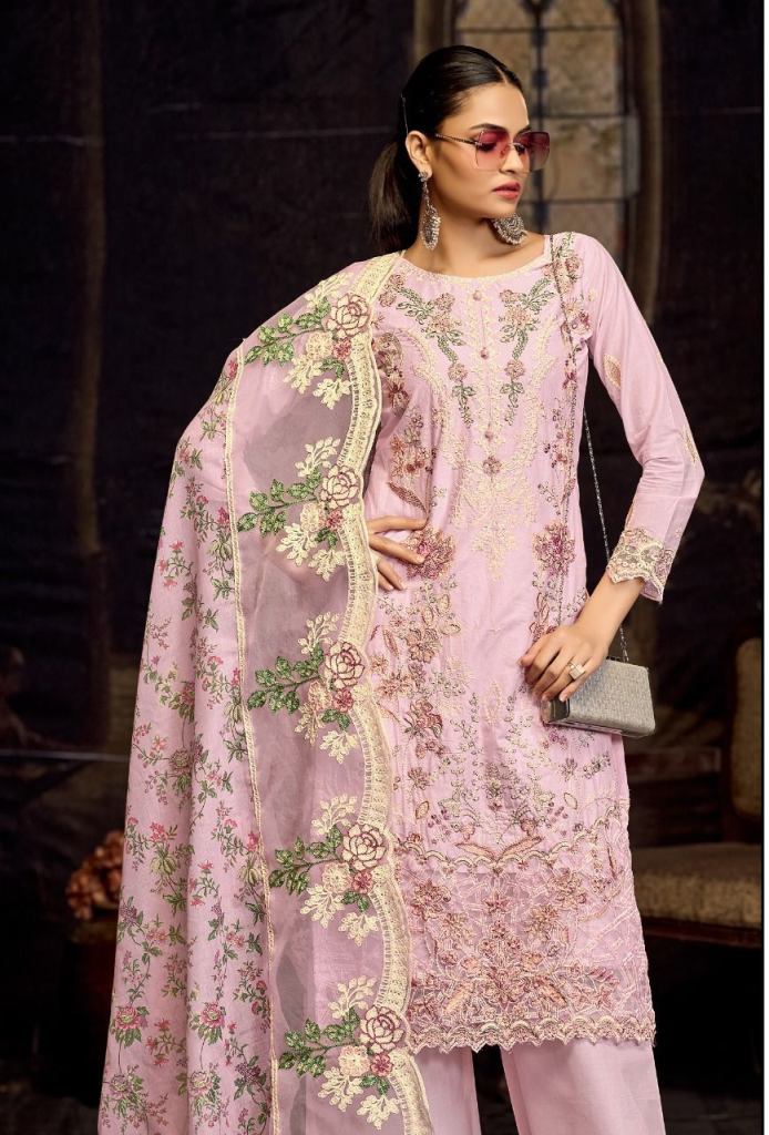 Elan E 16 A To D Embroidered Salwar Kameez