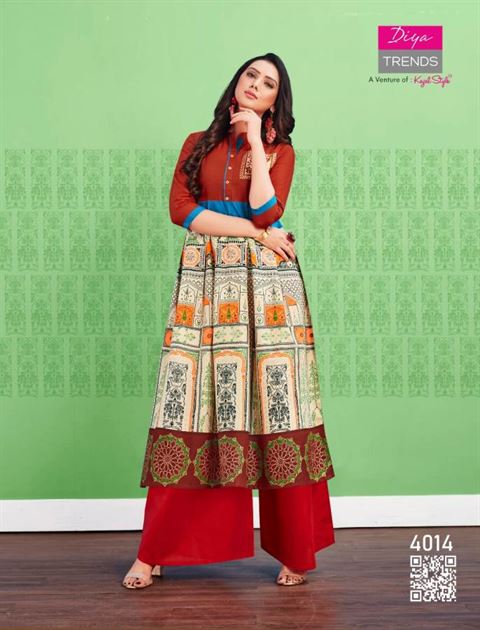 Ethnicity Vol 4 diya trend designer kurti catalog