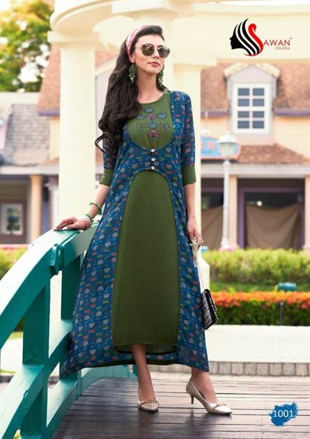 Fashion raftaar vol 1 party wear kurti catalogue 