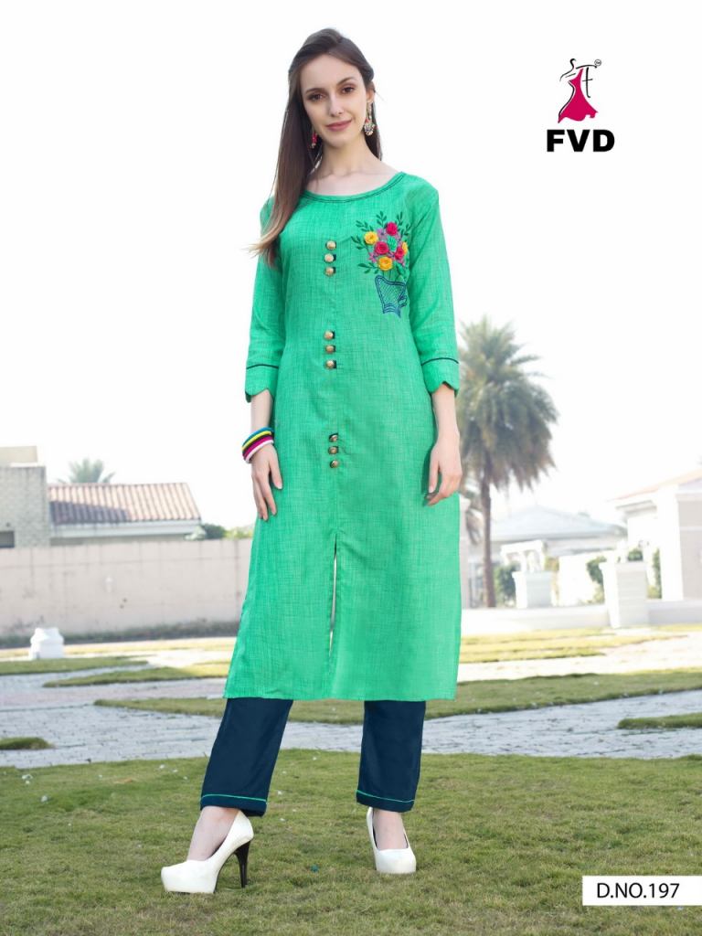 FVD New Launching  Citygirl vol 3  kurti with bottom  