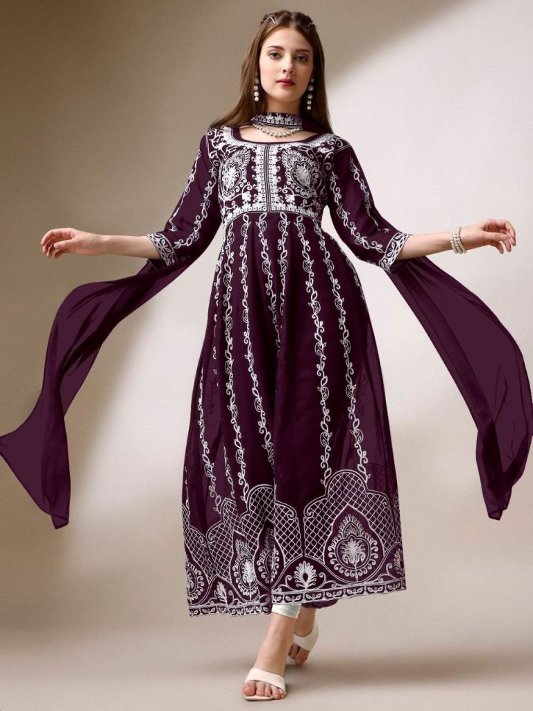 Falak Vol 3 Kurti With Dupatta