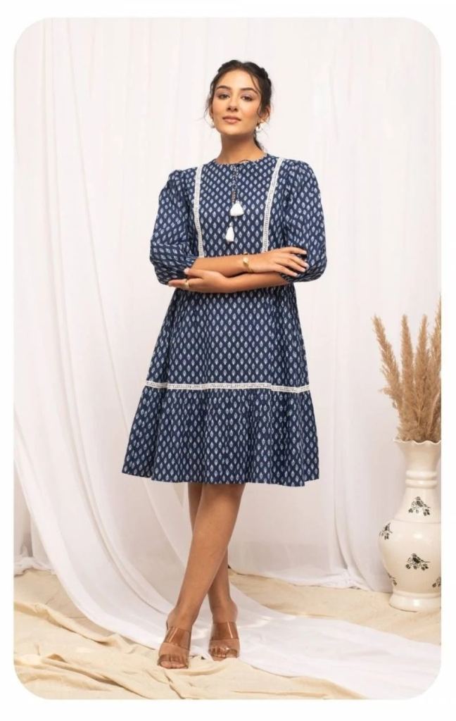 Far Dr 01 Fancy Cotton Western Fancy Kurti Collection