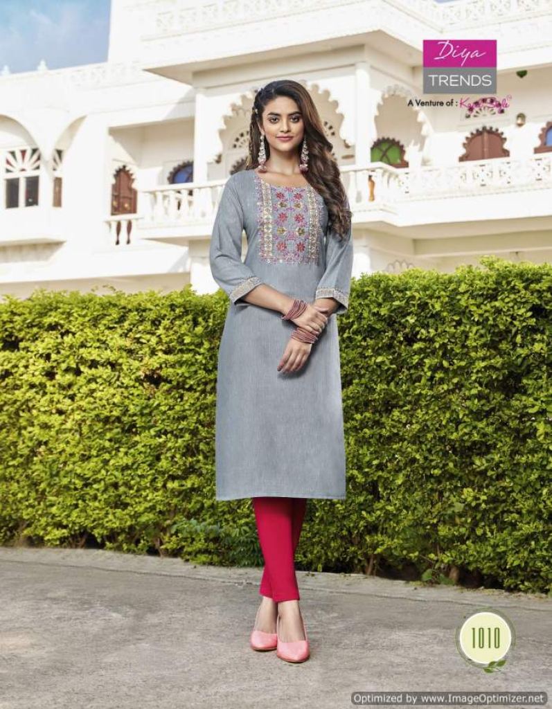 Fashion Bird Vol 1 By Diya Trends Fancy Embroidery Kurti Collection