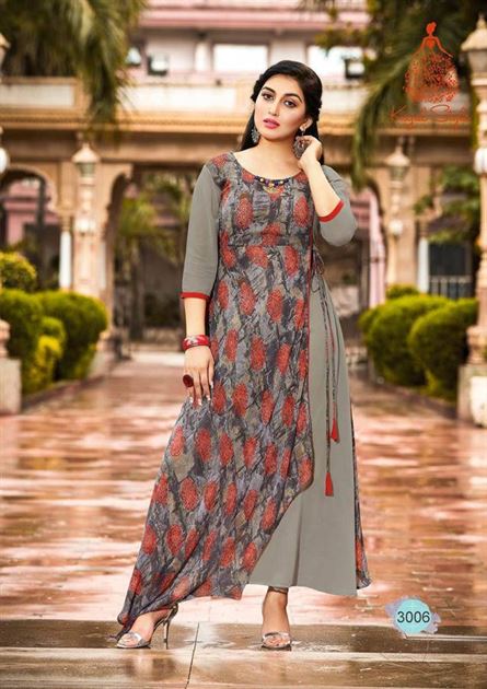 Fashion Blossom Vol 3 Kajal Style Kurtis Catalogue