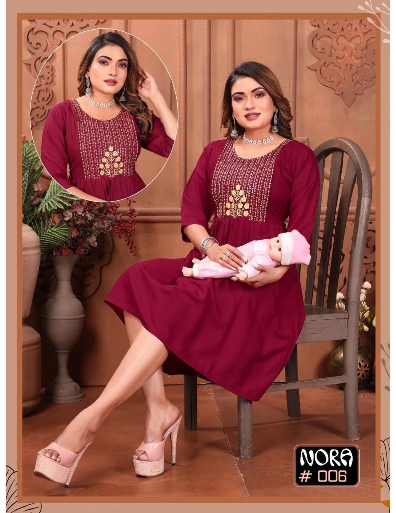 Fashion Talk Nora Vol 1 Feeding Kurti Collection