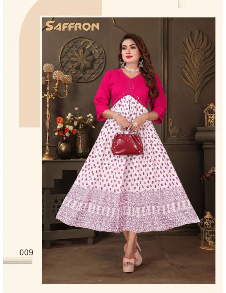 Fashion Talk Saffron Vol 2 Kurti