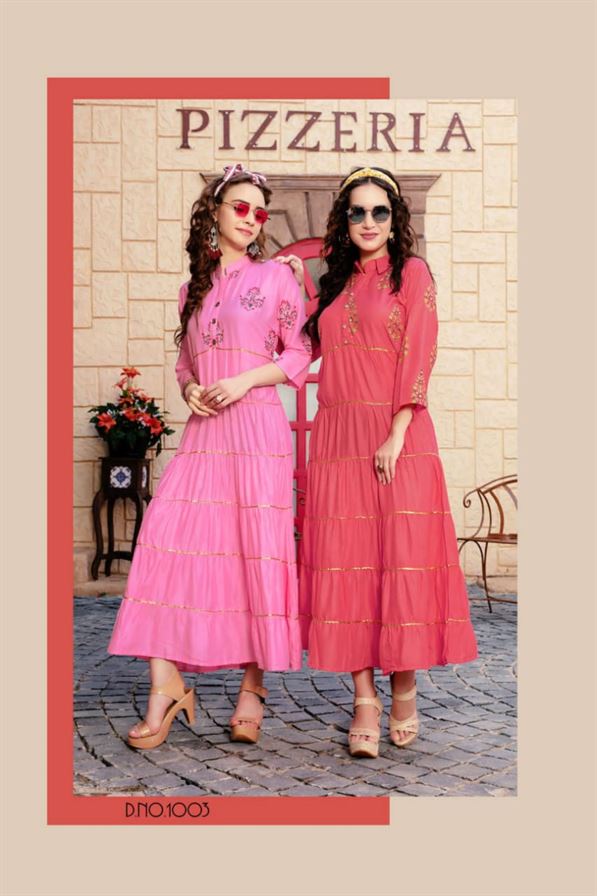 Buy Stylish Fancy Designer Rayon Kurta For Women Pack Of 2 Online In India  At Discounted Prices