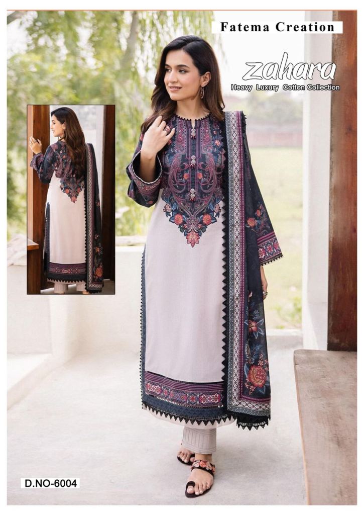 Fatema Zahara Vol 6 Dress Material