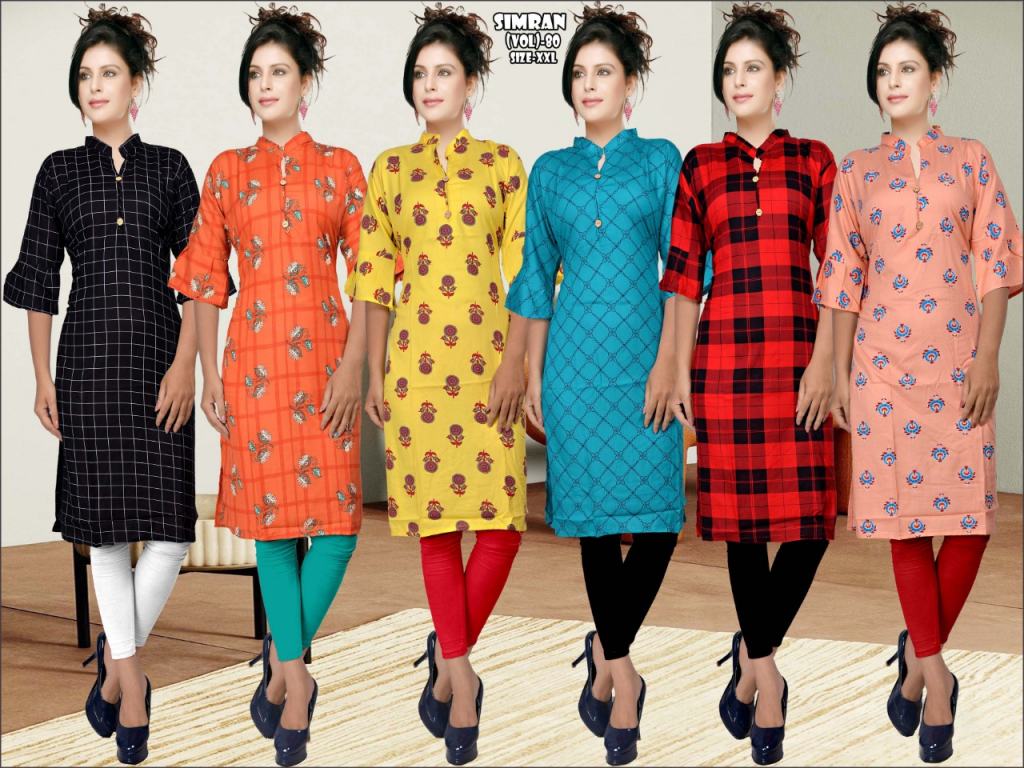 Fc Colors Vol 80 Casual Kurtis - But Latest Designer Casual Kurtis For Women