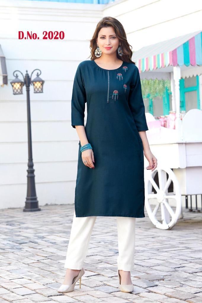 trendy office wear kurtis