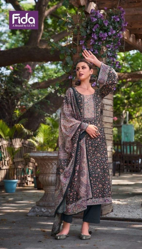 Fida Kanishk Beautiful Digital Print Cotton Designer Dress Material