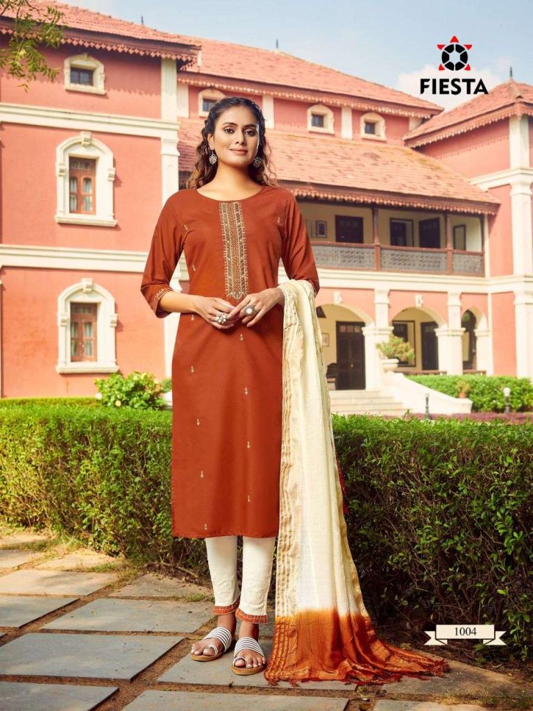 Fiesta Gulbaag  Kurtis With Bottom And Dupatta Catalog 