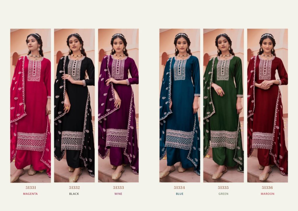 SENORITA BY FIONA 51501 TO 51506 SERIES BEAUTIFUL SHARARA SUITS COLORFUL  STYLISH FANCY CASUAL WEAR &