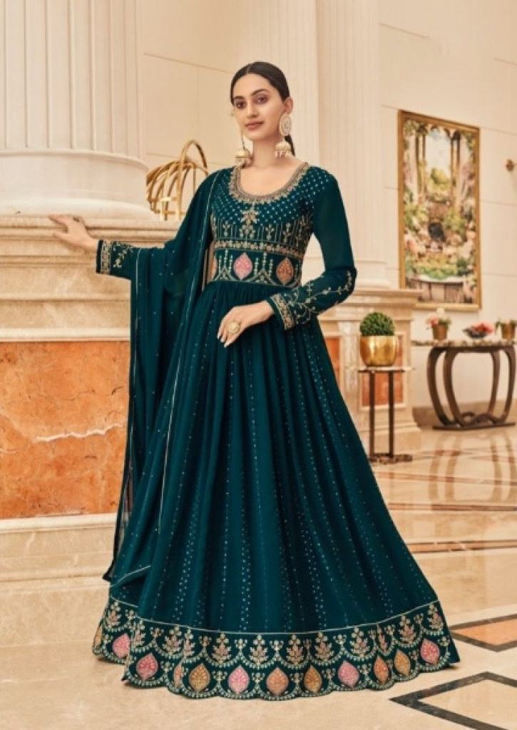 Fiona Sachi Georgette Embroidered New Stylish Ready Made suits Collection