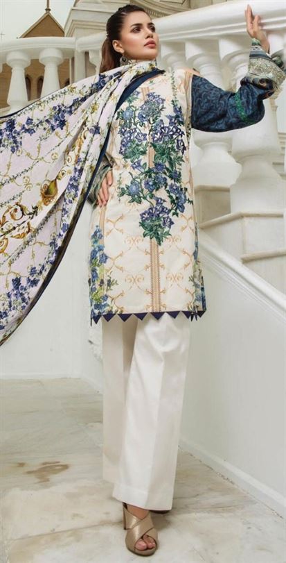 Firdous by Tropical Lawn Collection Karachi Dress Material