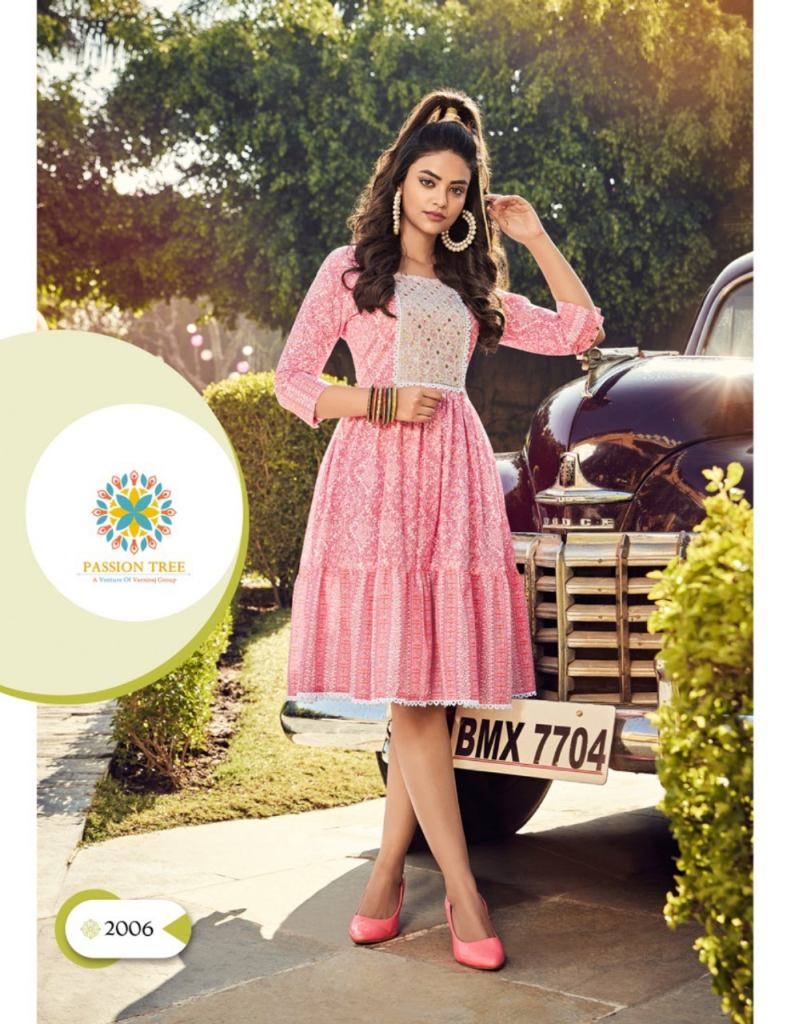 Flair Talk vol 2 By Passion Tree Designer Cotton Kurti Collection