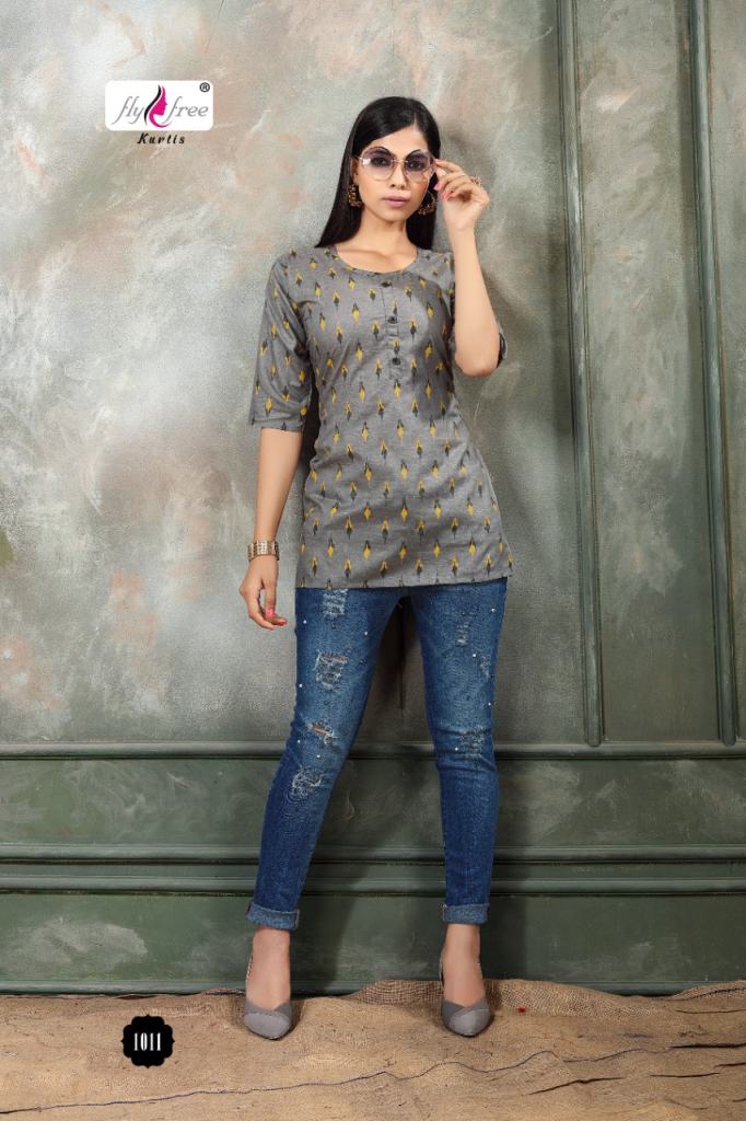 Fly Free Folk Vol 8 Rayon Designer Kurtis Catalog