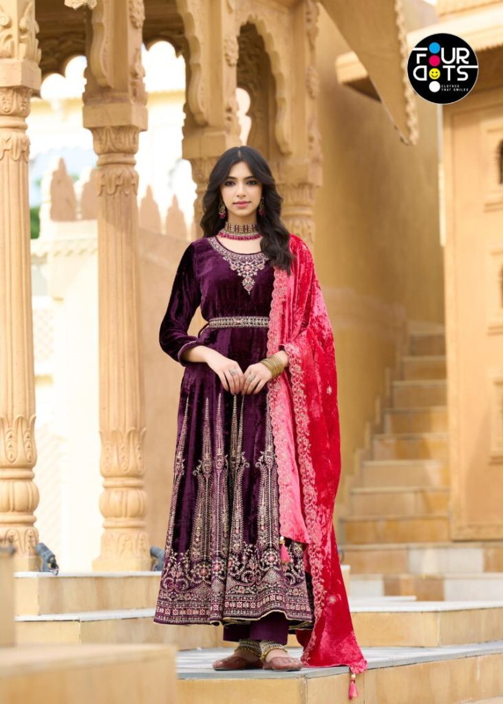 Four Dots Anarkali Salwar Kameez Suits
