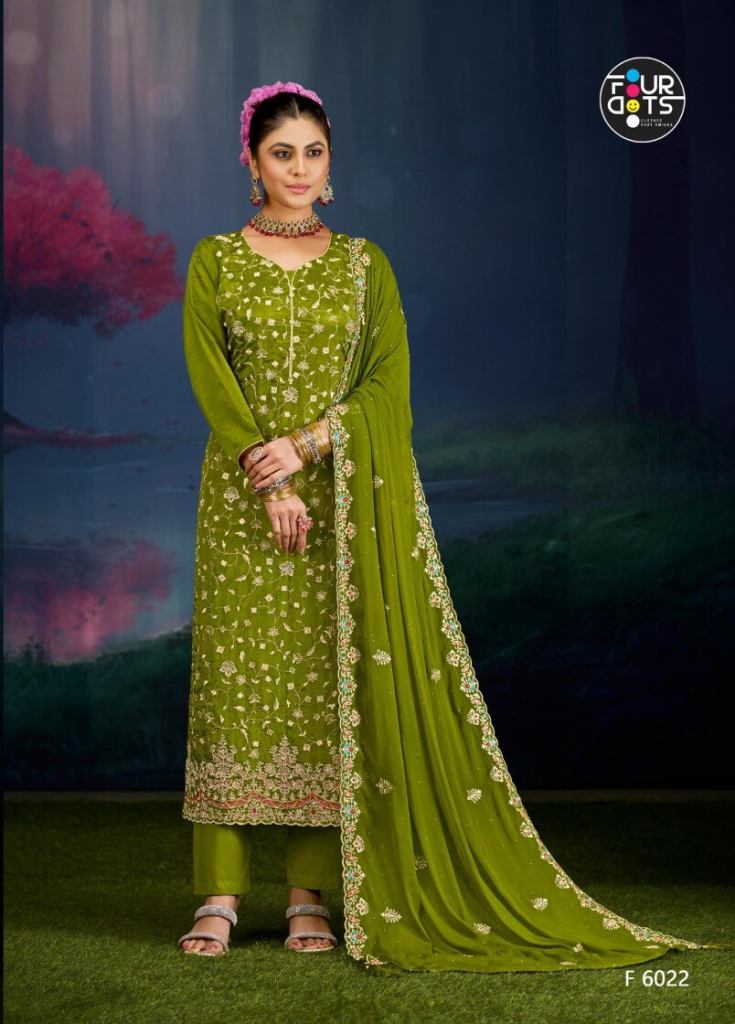 Four Dots Atharv Glass Fancy Dress Material