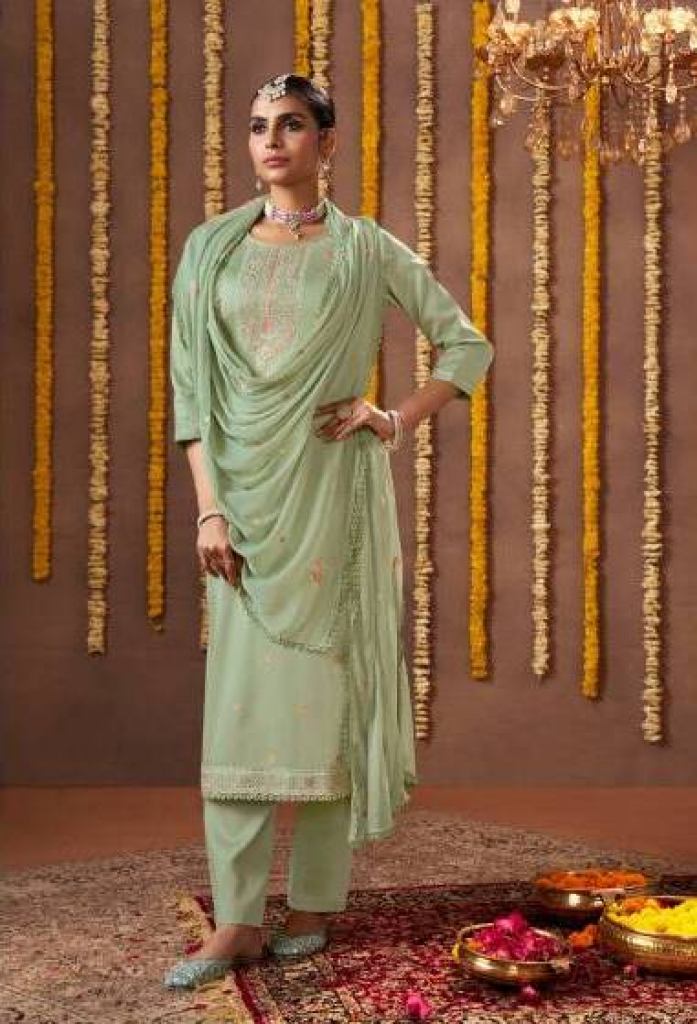 Four Dots Madhur Fancy Dress Material