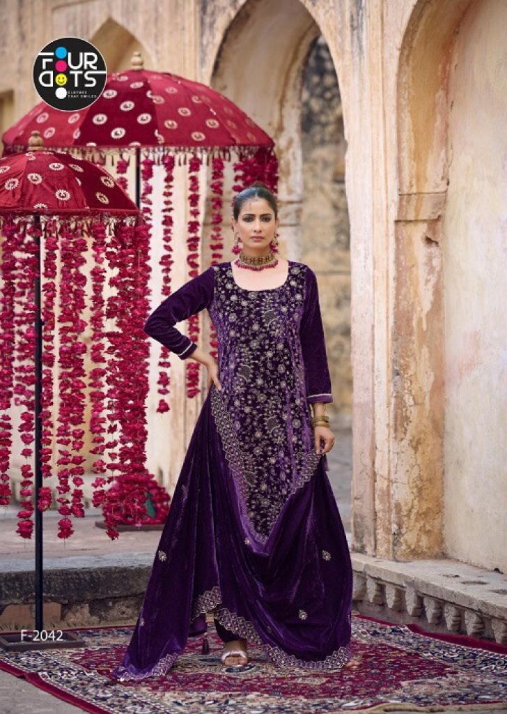 Four Dots Reagan Designer Dress Material