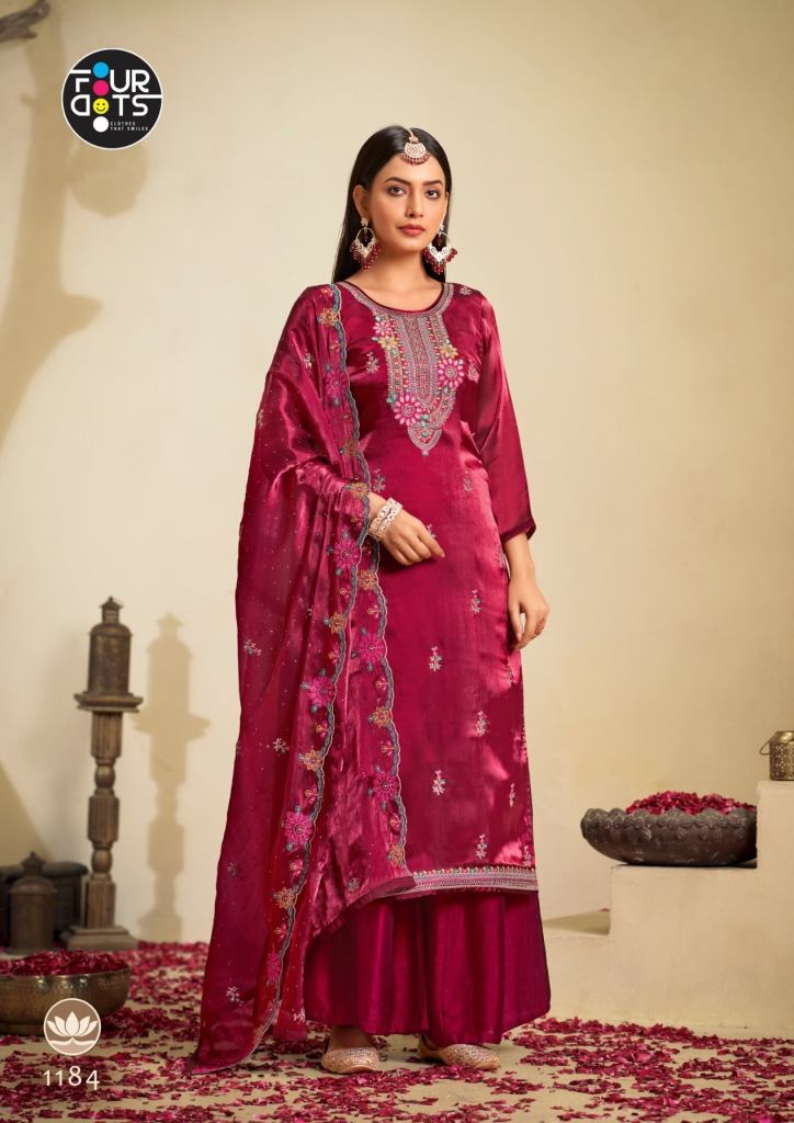 Four Dots Seerat Dress Material 