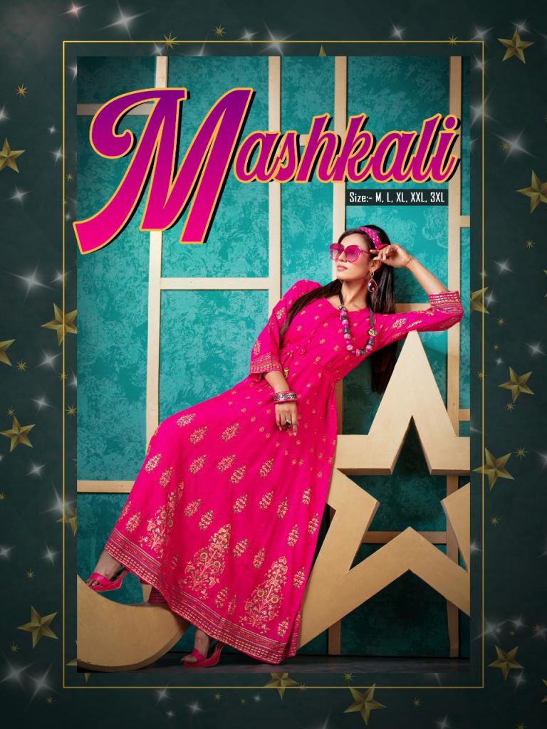 Ft presents  Mashkali  Long Kurti Collection