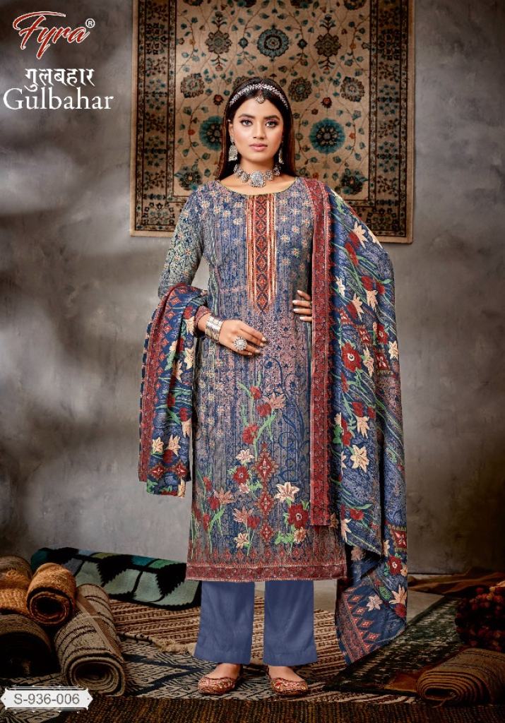 Fyra Gulbahar Pashmina Dress Material wholesale Rate 
