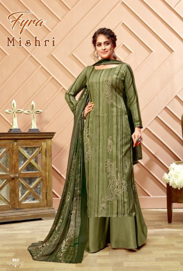 Fyra  Mishri soft cotton casual wear Dress Materials catalog 