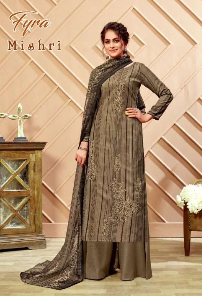  Fyra Mishri Pure Soft Cotton Digital Print Dress Material Catalog 