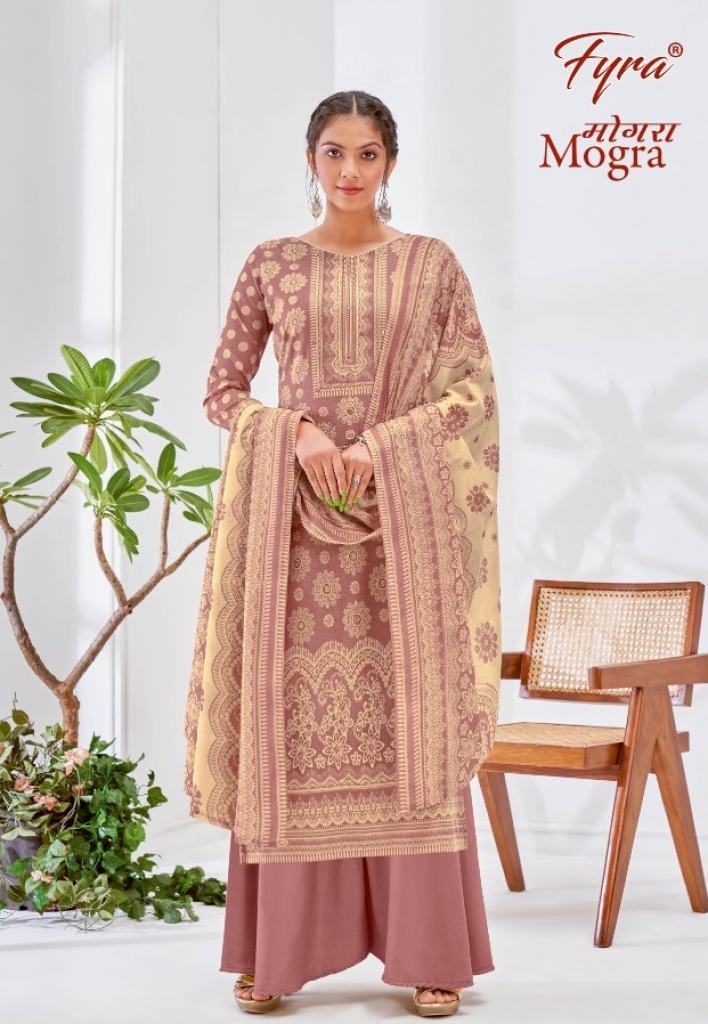 Fyra Mogra vol  2 Cotton Printed Dress Material