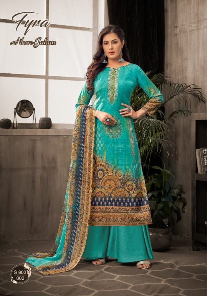 Fyra  Noor Jahan vol 2  Cotton Digital Print  Dress Material Catalog 