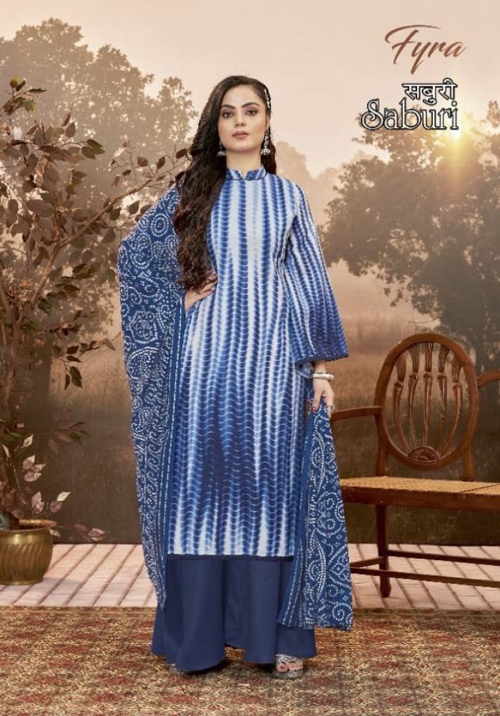 Fyra Saburi  catalog soft cotton dress materials wholesale