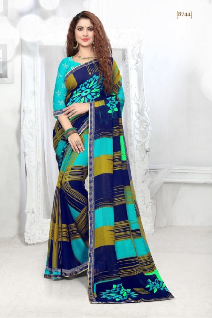 G Mail 72 haytee Printed Saree catalog