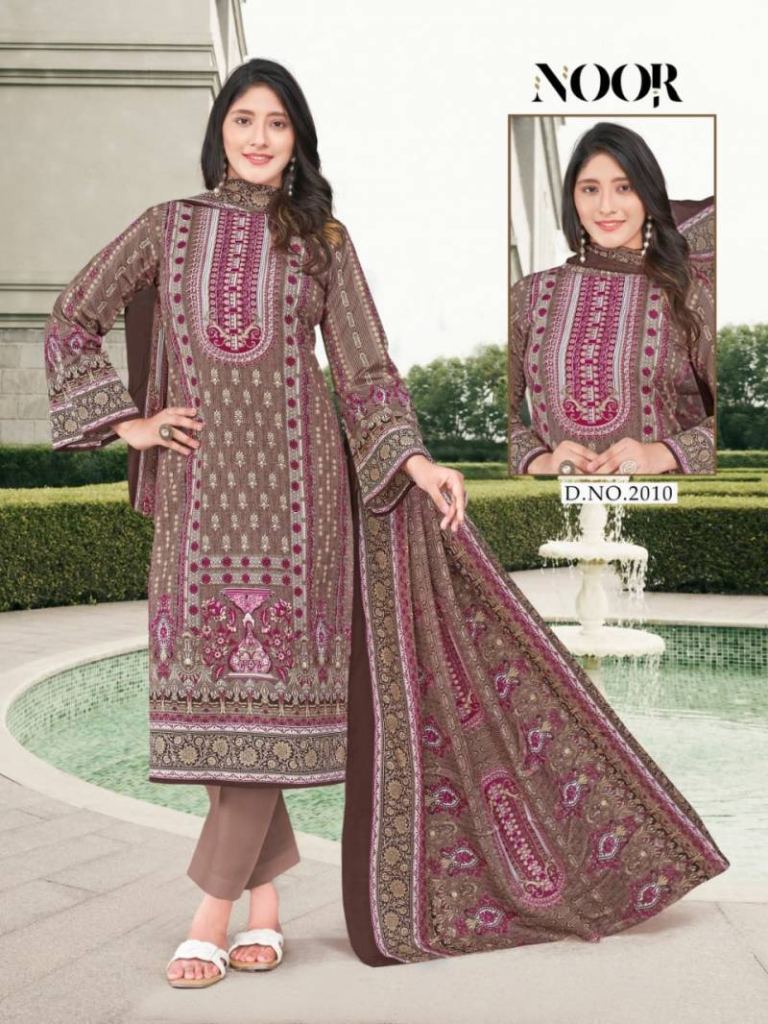 Ganesha Noor Vol 02 Digital Printed Dress Materia