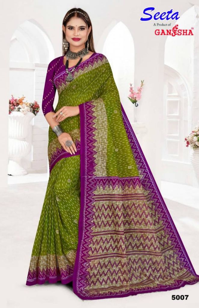Ganesha Seeta Vol 5 Casual Wear Saree