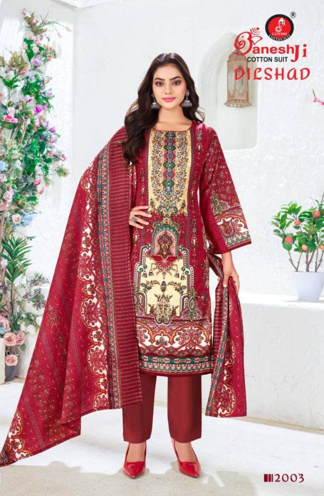 Ganeshji Dilshad Vol 2 Printed Dress Material