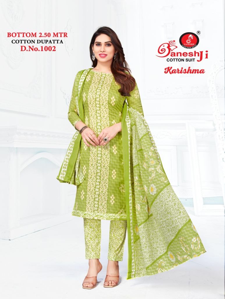 Karishma cotton dress material wholesale sales