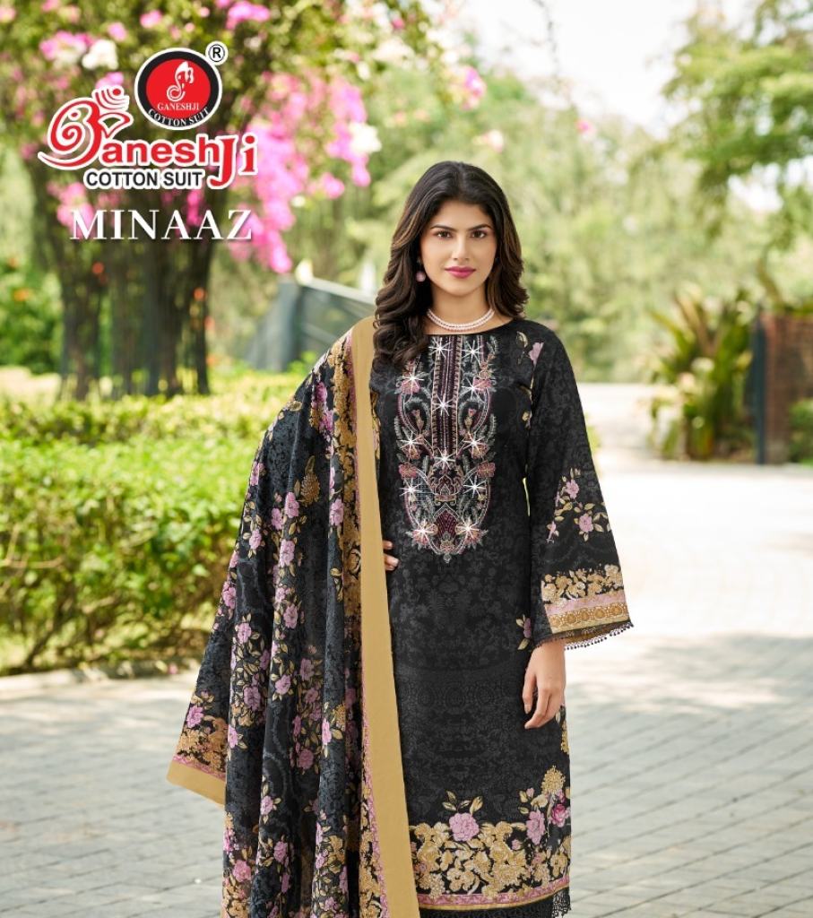 Ganeshji Minaaz Vol 1 Printed Dress Material