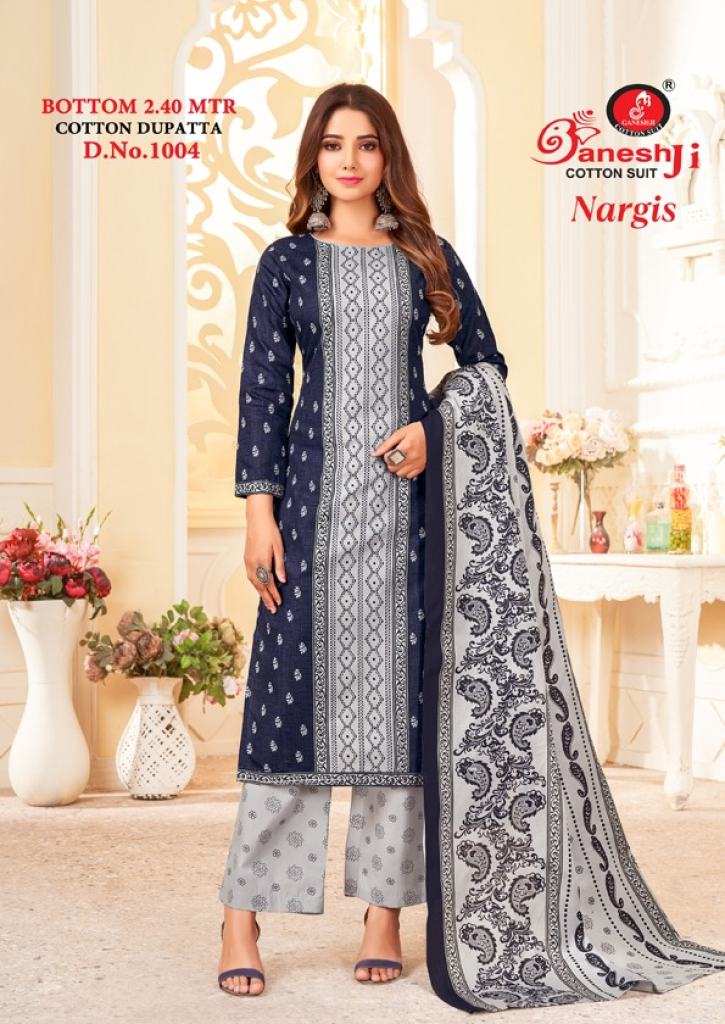 Ganeshji Nargis Vol 1 Causal Wear Printed Dress Materials