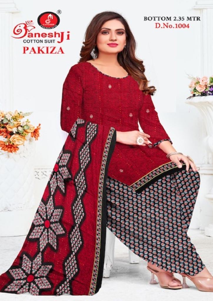 Ganeshji Pakiza 1 Printed Casual Wear Cotton Dress material 